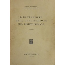 L'estinzione dell'obbligazione nel diritto romano.