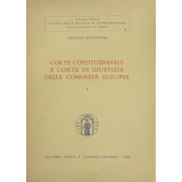 Corte Costituzionale e Corte di Giustizia delle comunità europee