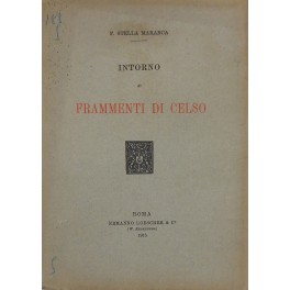 Intorno ai frammenti di Celso