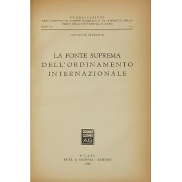 La fonte suprema dell'ordinamento internazionale