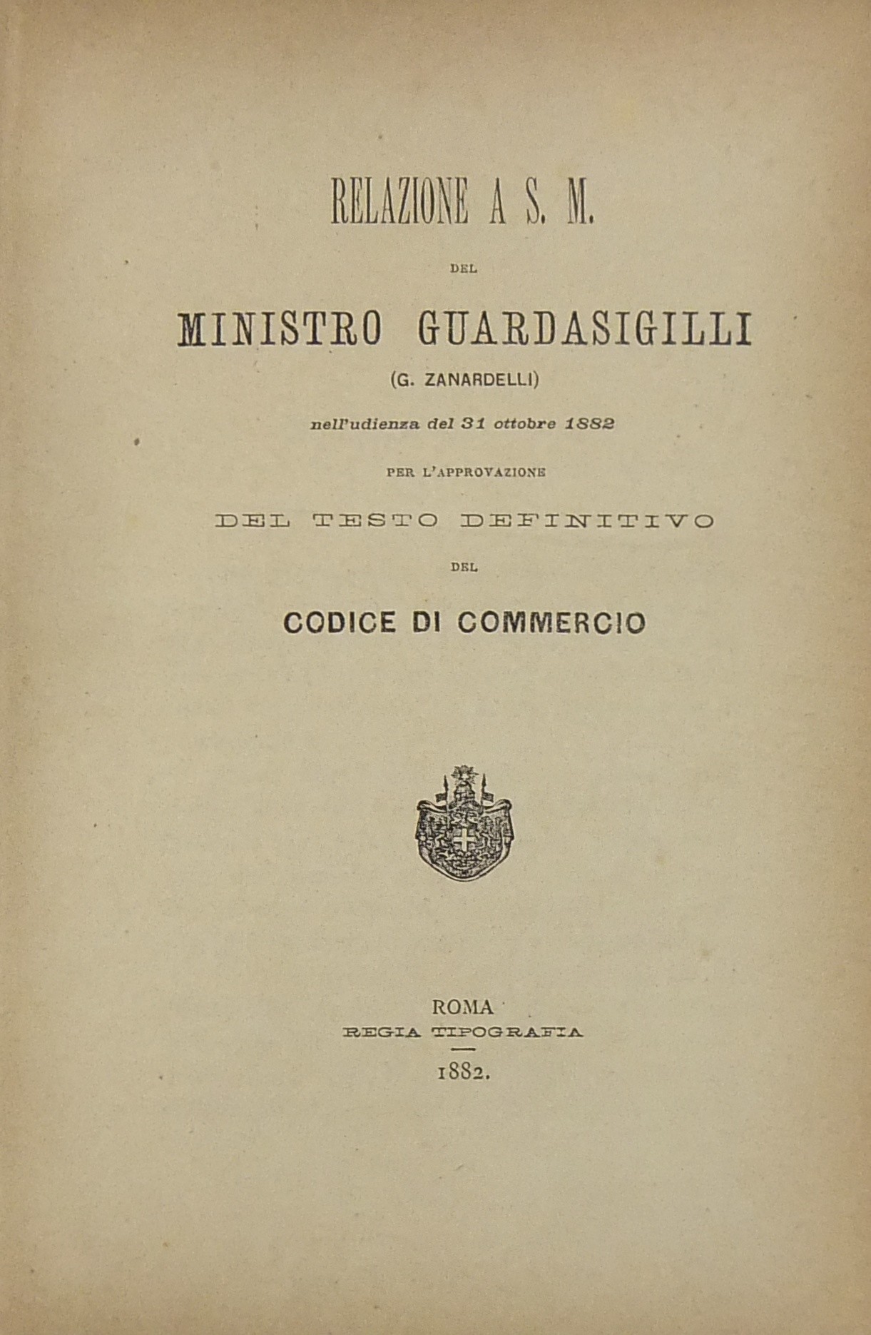 Codice di commercio del Regno d'Italia. UNITO A Disposizioni