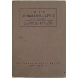 Codice di procedura civile. Testo. 