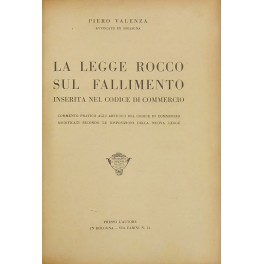 La legge Rocco sul fallimento inserita nel codice di commercio