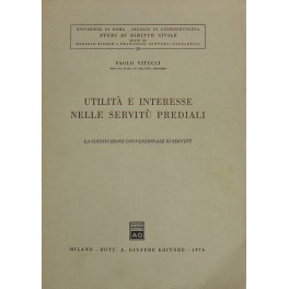 Utilità e interesse nelle servitù prediali