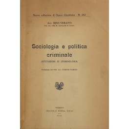 Sociologia e politica criminale