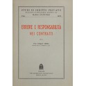 Errore e responsabilità nei contratti