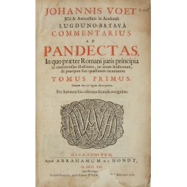 Commentarius ad Pandectas. 