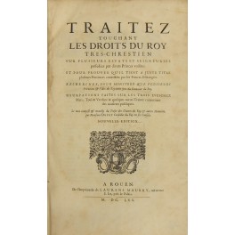 Traitez touchant les droits du Roy Traitez touchant les droits du Roy