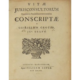 Vitae jurisconsultorum quorum pandectis extant nomina conscriptae Vitae jurisconsultorum quorum pandectis extant nomina conscriptae