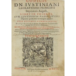 Corpus Juris Civilis Vol. IV - Codicis Dn. Iustiniani