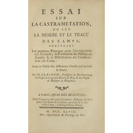 Essai sur la castrametation ou sur la mesure et le trace des camps Essai sur la castrametation ou sur la mesure et le trace des camps