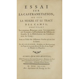 Essai sur la castrametation ou sur la mesure et le trace des camps