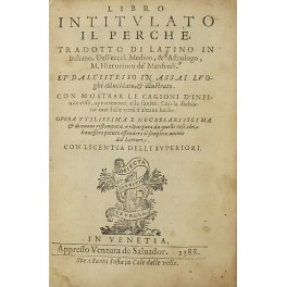 Libro intitulato il perche tradotto di Latino in Italiano Libro intitulato il perche tradotto di Latino in Italiano