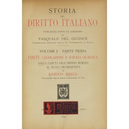 Storia del diritto italiano Storia del diritto italiano