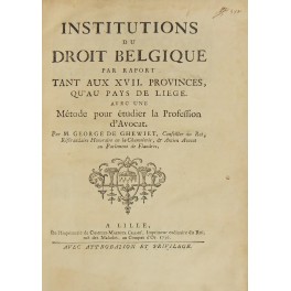 Institutions du droit belgique Institutions du droit belgique
