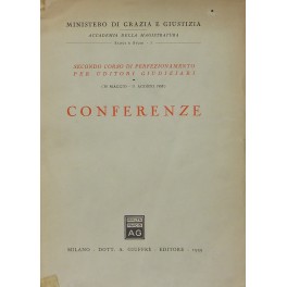 Secondo corso di perfezionamento per Uditori Giudiziari