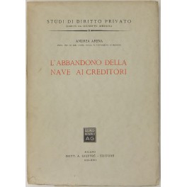 L'abbandono della nave ai creditori
