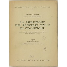 La istruzione del processo civile di cognizione La istruzione del processo civile di cognizione