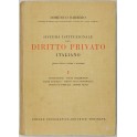 Sistema istituzionale del diritto privato italiano