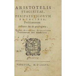 Aristotelis stagiritae Peripateticorum