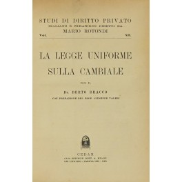 La legge uniforme sulla cambiale