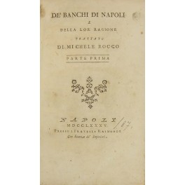 De' Banchi di Napoli e della lor ragione. Trattato