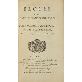 Eloges lus dans les seances publiques de l'Academie francoise