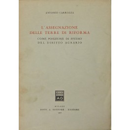 L'assegnazione delle terre di riforma