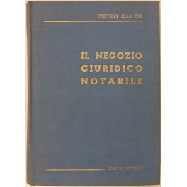 Il negozio giuridico notarile