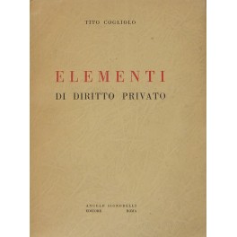 Elementi di diritto privato
