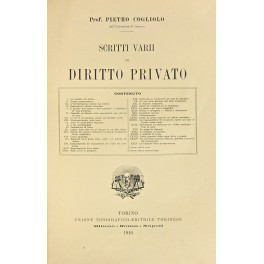 Scritti varii di diritto privato