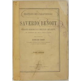 Trattati dei parafernali Trattati dei parafernali