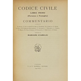 Codice civile. Libro primo. (Persone e famiglia). Commentario Codice civile. Libro primo. (Persone e famiglia). Commentario