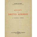 Appunti di diritto agrario. La proprietà terriera