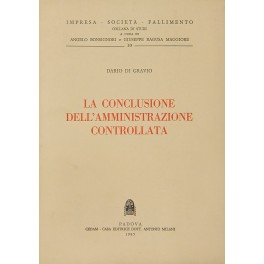 La conclusione dell'amministrazione controllata