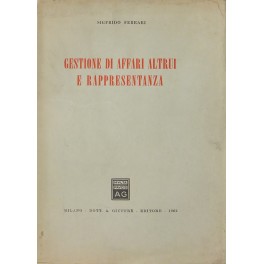 Gestione di affari altrui e rappresentanza