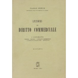 Lezioni di diritto commerciale.