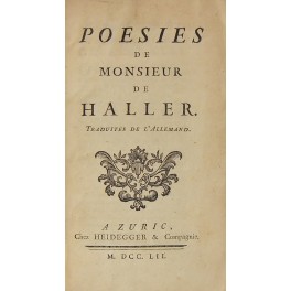 Poesies de monsieur Haller