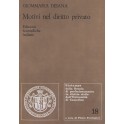 I motivi nel diritto privato.