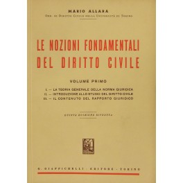 Le nozioni fondamentali del diritto civile