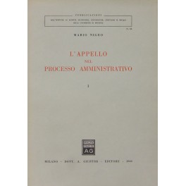 L'appello nel processo amministrativo