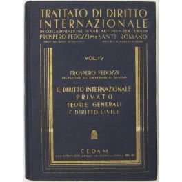 Il diritto internazionale privato.