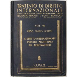 Il diritto internazionale privato marittimo ed aeronautico