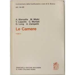 Le Camere. Tomo II - Art. 64-69