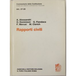 Rapporti civili. Art. 27-28 Rapporti civili. Art. 27-28
