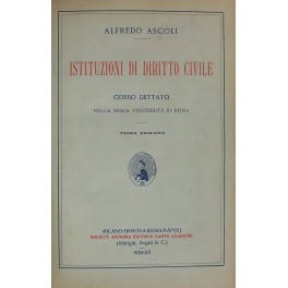 Istituzioni di diritto civile Istituzioni di diritto civile