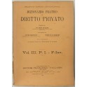 Dizionario pratico del diritto privato. Diretto da Antonio Scialoja. Vol. III Parte I - F-INV