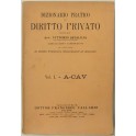 Dizionario pratico del diritto privato. Diretto da Antonio Scialoja. Vol. I - A-CAV