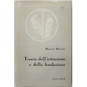 Teoria dell'istituzione e della fondazione. A cura