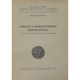 Appalto e sopravvenienza contrattuale